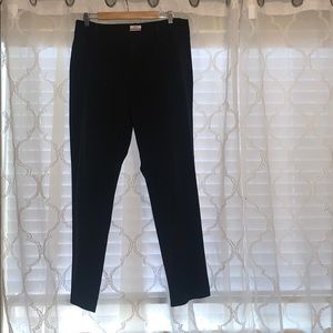 Black Straight Leg Slacks